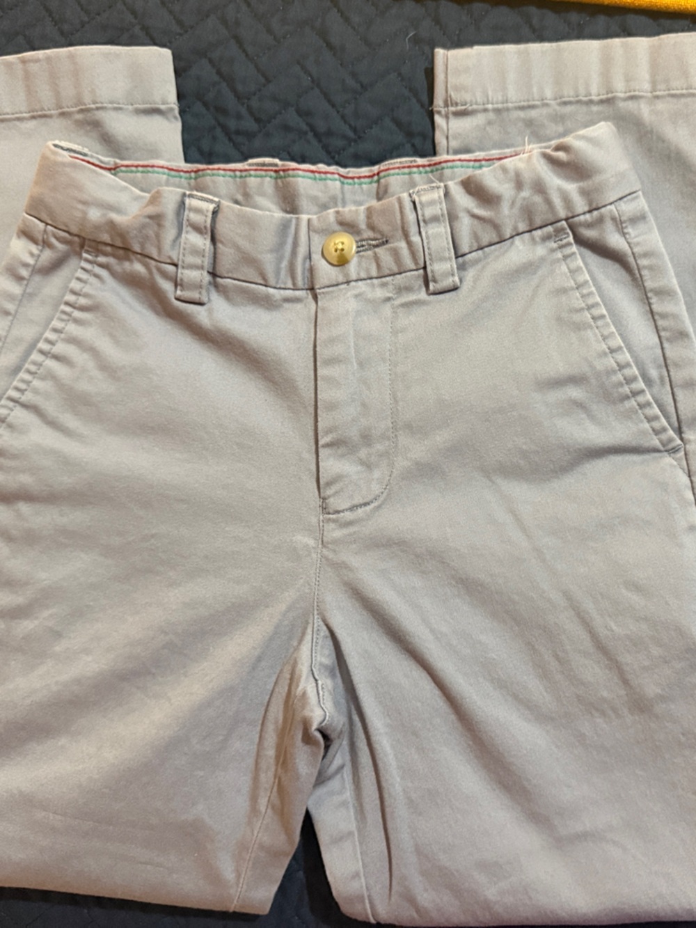 Southern Tide Boys Sz 6 Chino Pants Cotton Stretch Adjustable Waist Preppy - Picture 4 of 4